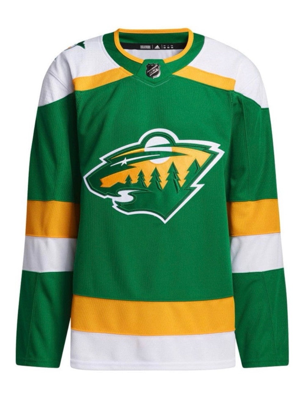 Adidas NHL Authentic Minnesota Wild Alternate Third Jersey Green Size 50 (L) NWT